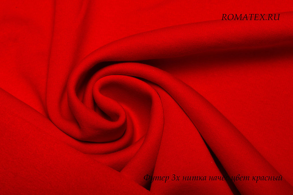 футер начёс качество компак пенье цвет красный